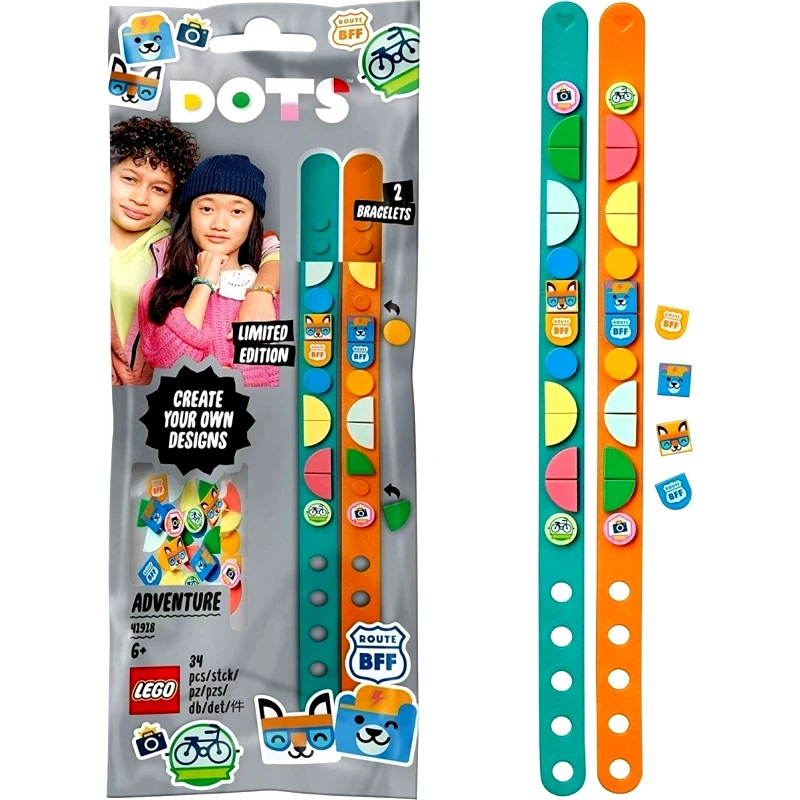 Lego Lego Dots Power Bracelet Adventure Jewellery Set-Βραχιόλια Περιπέτειας (41918)