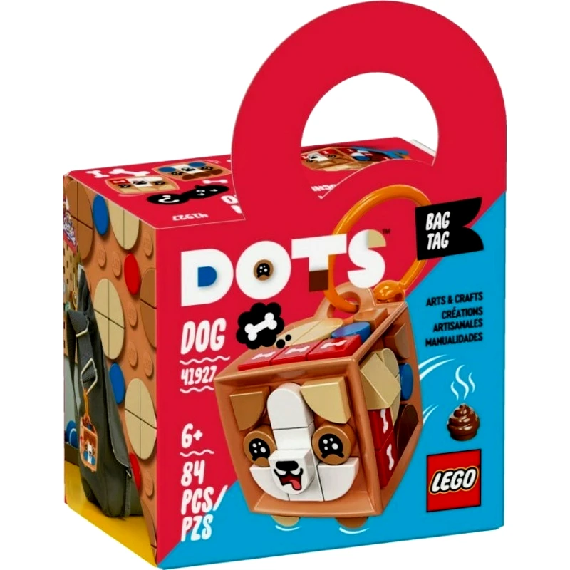 Lego Lego Dots Bag Tag Dog - Ετικέτα Τσάντας Σκύλος (41927)