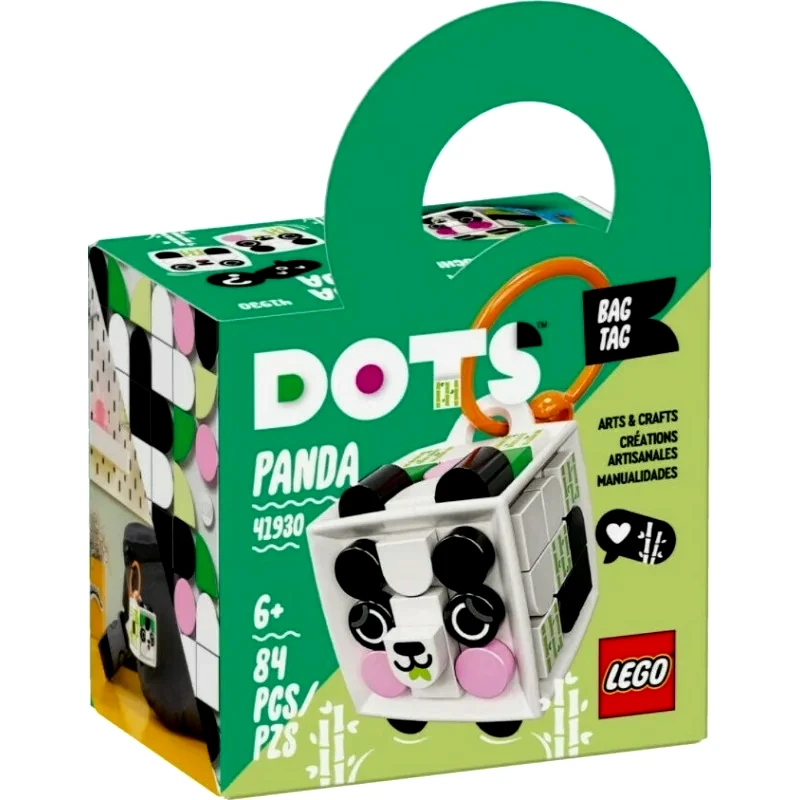 Lego Dots Bag Tag Pand-Ετικέτα Τσάντας Πάντα (41930) φωτογραφία