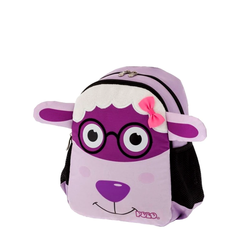 POLO Polo Animal Junior Sheep Σχολική Τσάντα Πλάτης Νηπιαγωγείου σε Μωβ χρώμα (90101476)
