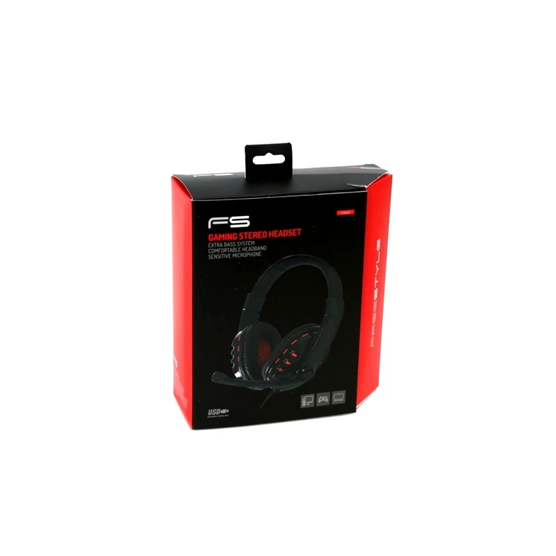 Omega Ακουστικά Freestyle Headset FH5401 Hi-Fi Μικρόφωνο Gaming Usb (OMO10245)