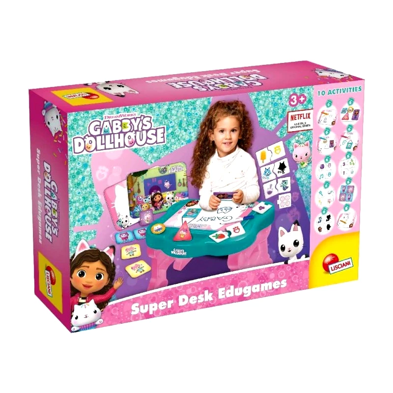 Real Fun Toys Gabby's Dollhouse Σούπερ Θρανίο με Εκπαιδευτικά Παιχνίδια (29.103355)