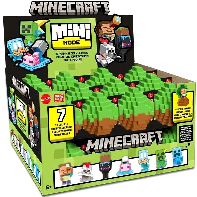 Mattel Minecraft Mini Mode Spawn Egg Διάφορα Σχέδια - 1 τμχ (HXT64)