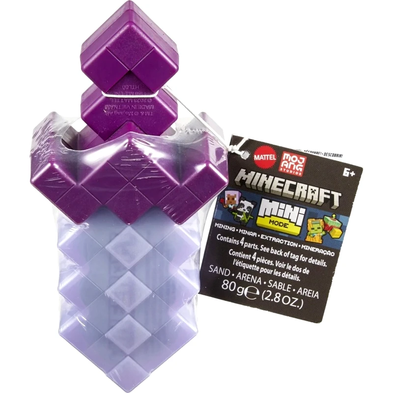 Mattel Minecraft Mini Mode Mining Παιδική Φιγούρα Παιχνιδιού Εξόρυξης Διάφορα Σχέδια - 1 τμχ (HTK99)
