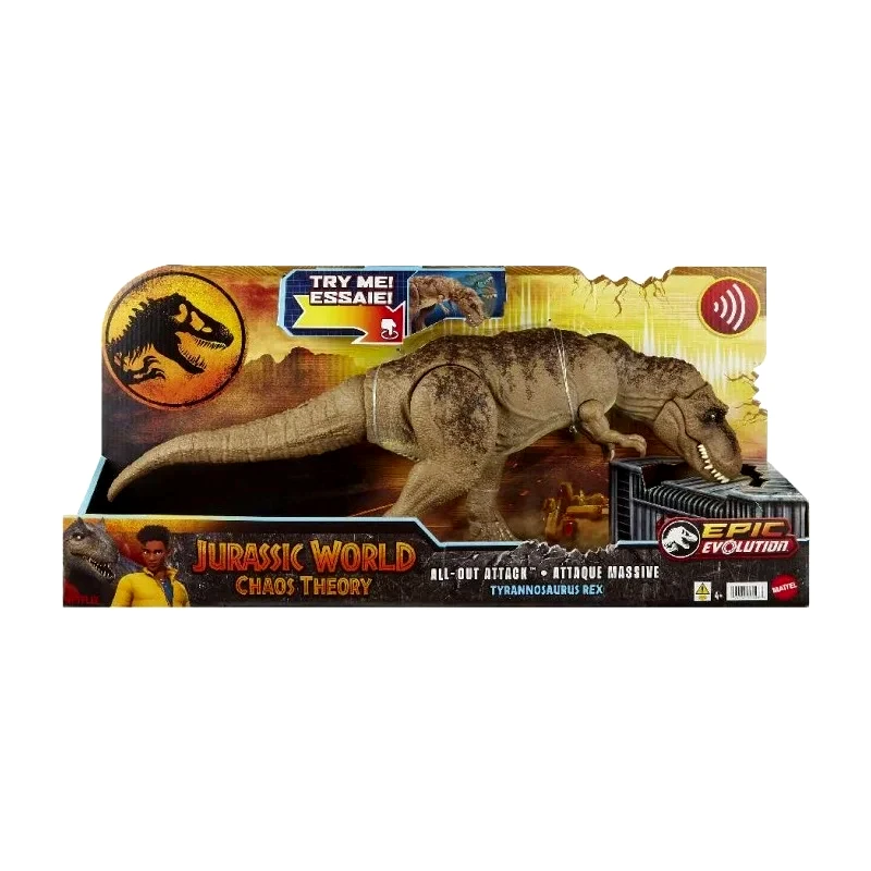Mattel Jurassic World Chaos Theory Τυρανόσαυρος Ρέξ που Αφηνίαζει & Επιτίθεται (HXF53)