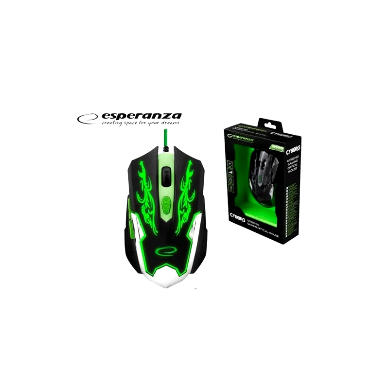 Esperanza Esperanza Ποντίκι Gaming Cyborg Ενσύρματο (459.92546)