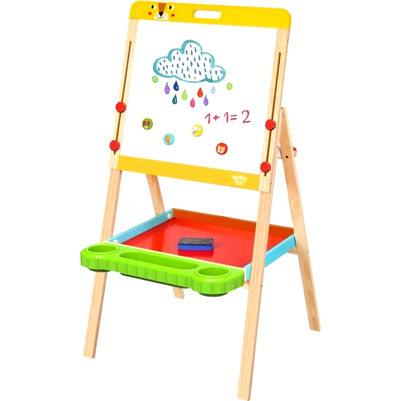 Tooky Toy Ξύλινο Καβαλέτο Διπλής Όψης Tooky Toy (TL113)