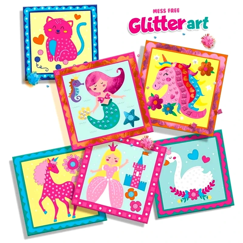 SES Creative SES Mess Free Glitter Art (SES-14645)