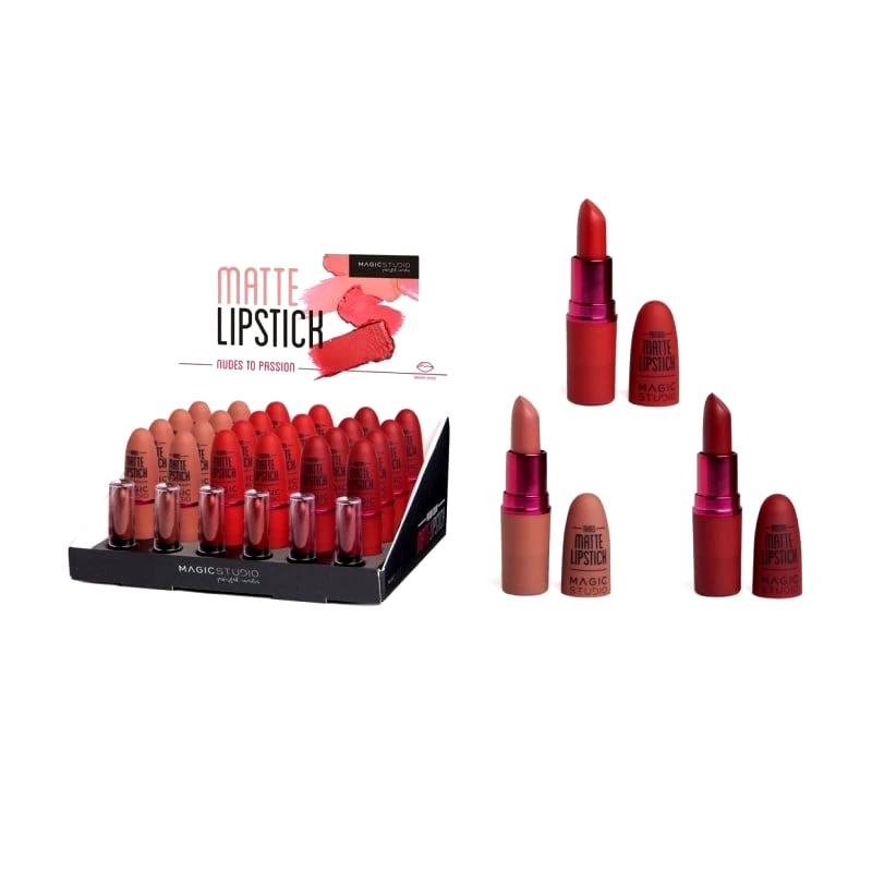 IDC Institute Magic Studio Lipstick Nudes To Passion 2 Χρώματα - 1 τμχ (AA-60732)