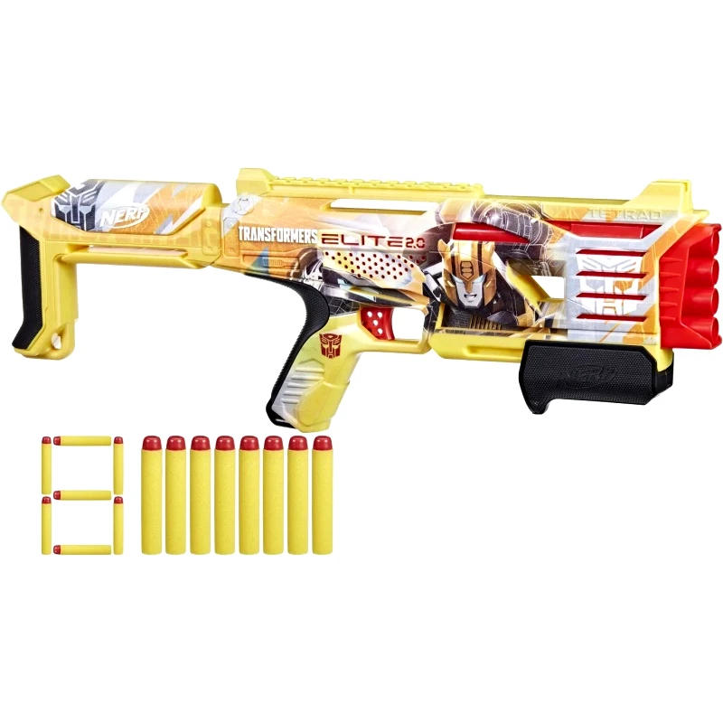 Nerf Nerf Elite 2.0 Transformers Bumblebee Dart Blaster (F9719)