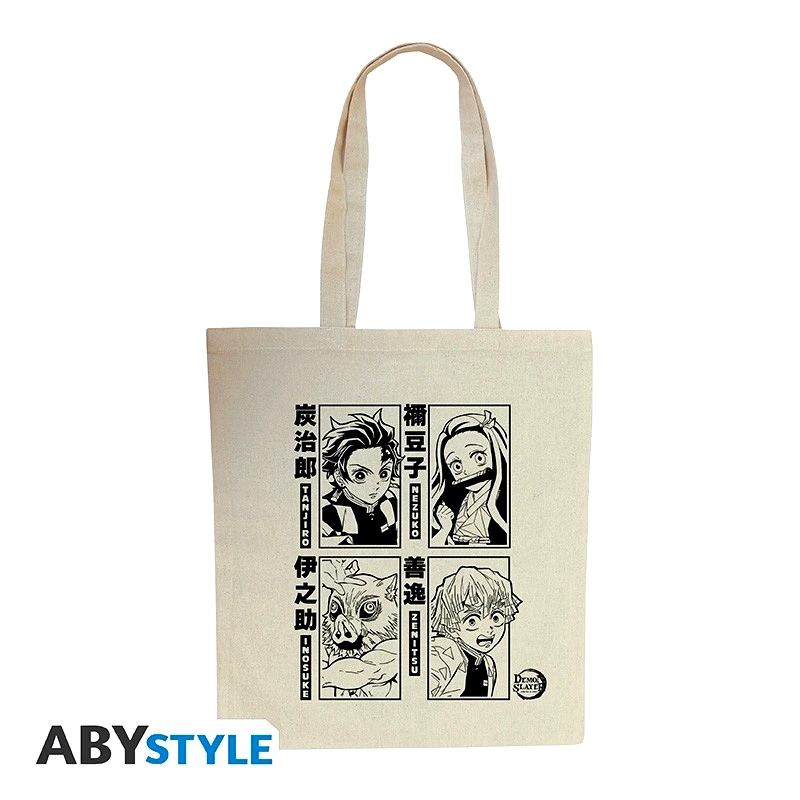 Abysse Corp Demon Slayer Tote Bag "Tanjiro Nezuko Zenitsu & Inosuke S2" (ABYBAG717)