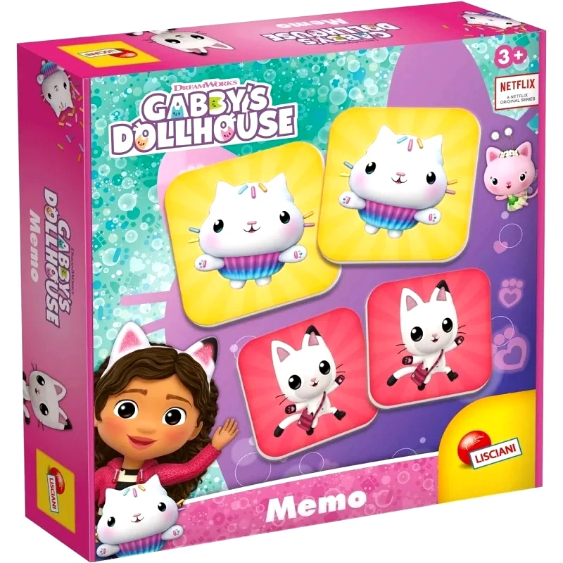 Lisciani Gabby's Dollhouse Memo - Παιχνίδι Μνήμης (29.105984)