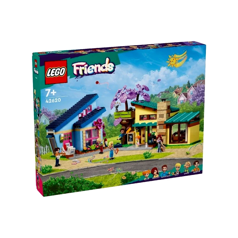 Lego Lego Friends Τα Σπίτια Της Οικογένειας Του Όλλι Και Πέιζλι (42620)
