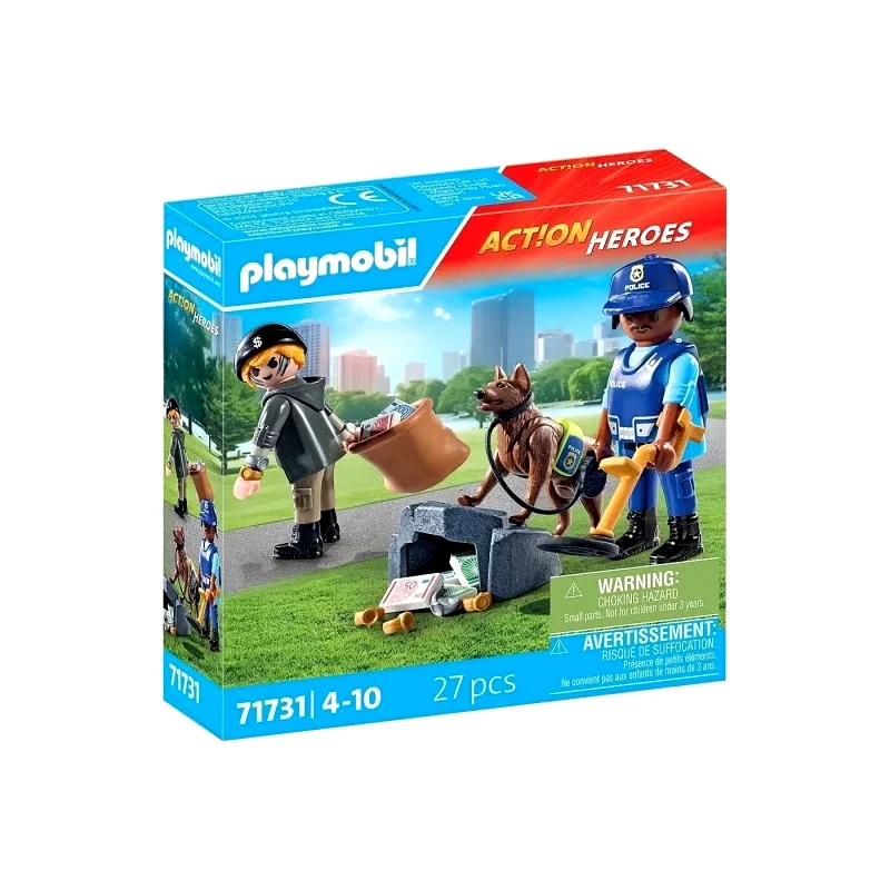 Playmobil Playmobil Action Heroes Αστυνομική Έρευνα Κλοπιμαίων (71731)