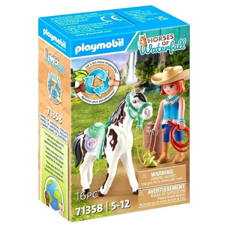 Playmobil Playmobil Η Ellie Με Το Αλογo Sawdust (71358)