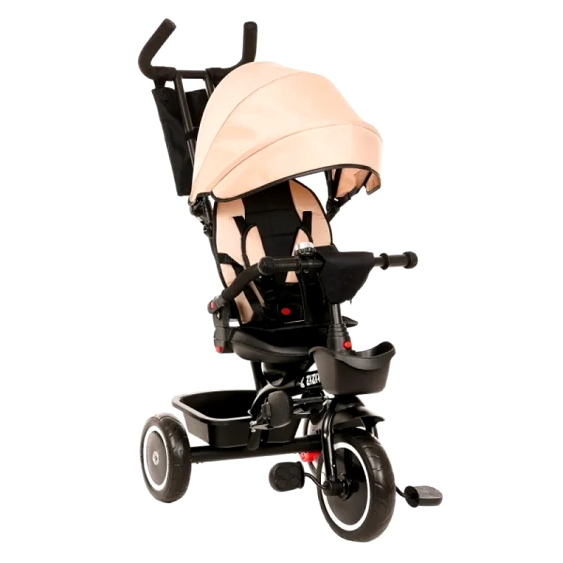 ZIZITO BG LTD Ποδήλατο Τρίτροχο Μπεζ Noam Zizito 3-In-1 (78138)