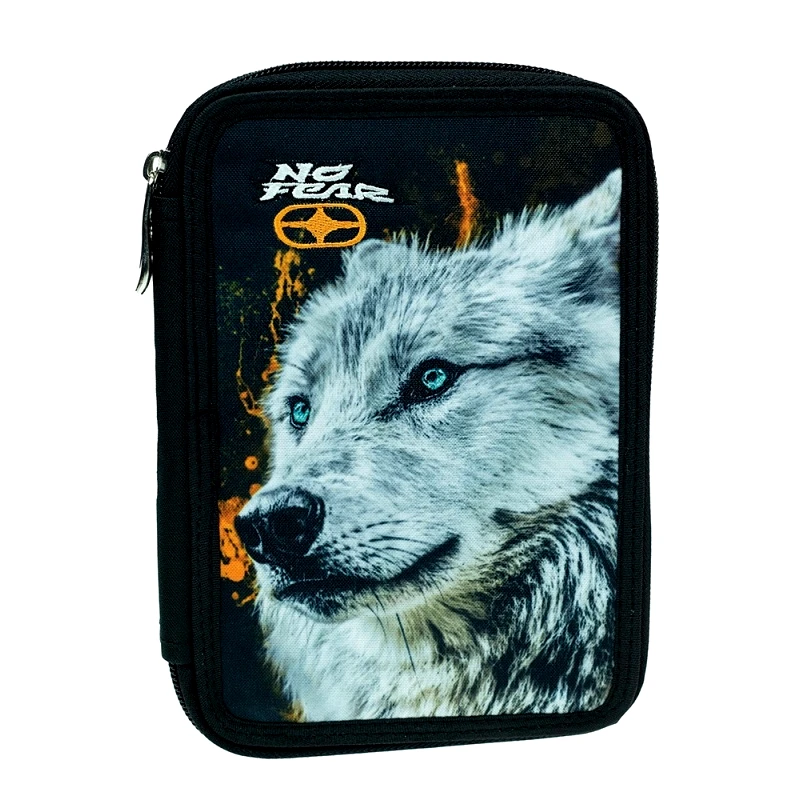 Γιόβας Α.Ε. Κασετίνα Διπλη No Fear White Wolf (348-11100)
