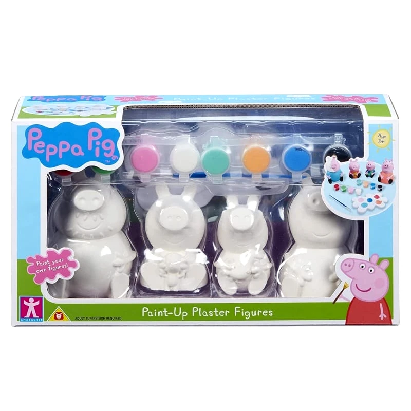 Giochi Preziosi Peppa Pig 4 Φιγουρες Απο Πηλο Για Ζωγραφικη (Η Οικογενεια Της Πεππα ) (PP019000)