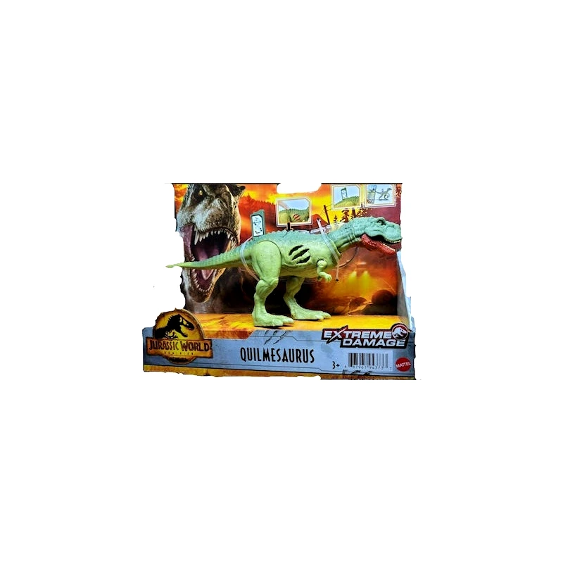Mattel Jurassic World Extreme Damage Φιγουρες Δεινοσαυρων - 3 Σχέδια (GWN13)