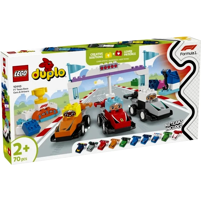 Lego Lego Duplo Αγωνιστικά Αυτοκίνητα Και Οδηγοί Ομάδας F1® (10445)