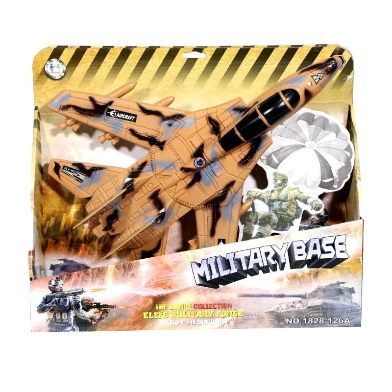 OEM Military Base Series Μαχητικό Αεροπλάνο Friction με Φώτα και Ήχους (36.1828-126A)