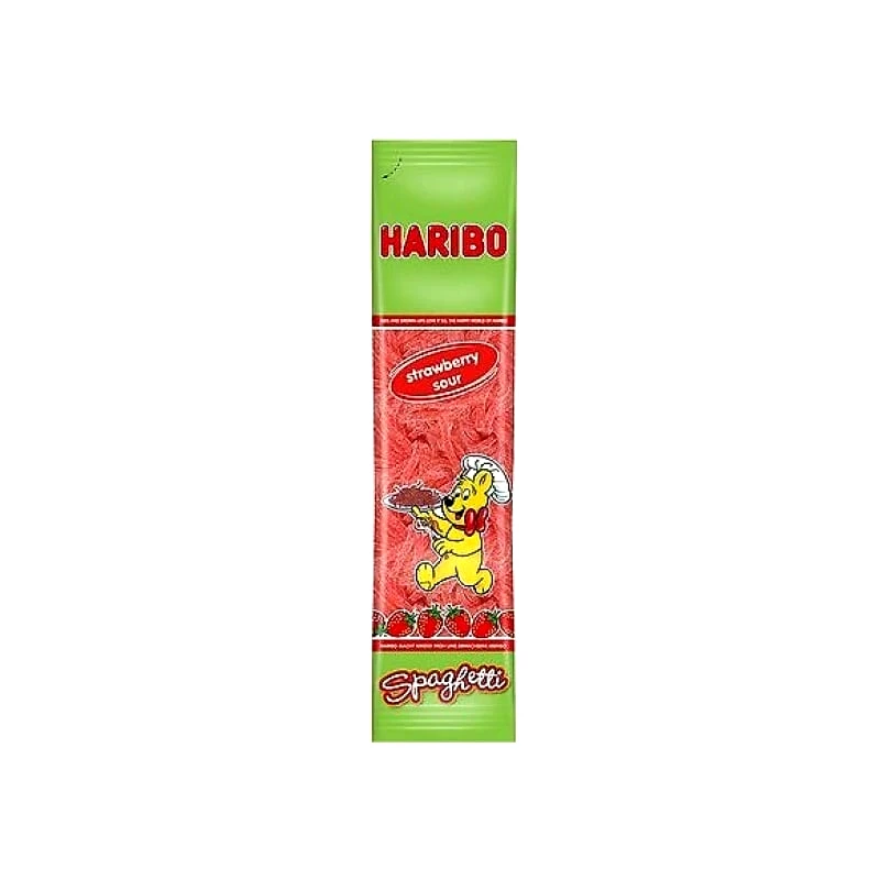 Chupa Chups Ζαχαρωδη Haribo Spaghetti Φραουλα 200Gr (A.ZE.SS.001)