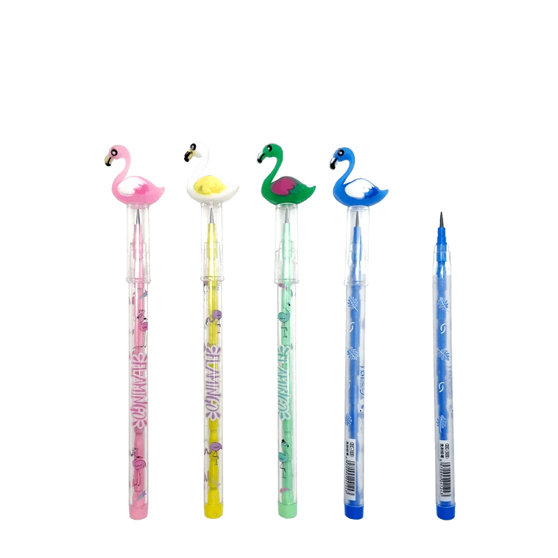 Metron Metron Kids Μολύβι Με Αποσπώμενες Μύτες Πλαστικό Flamingo Διάφορα Σχέδια - 1 τμχ (7.092292)