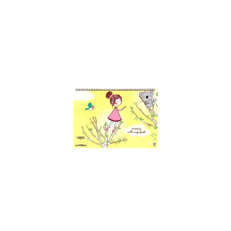 A & G A&G Μπλοκ Σπιράλ Ζωγραφικής A4 21x29cm 40 Φύλλα 8 Σχέδια - 1 τμχ (36355)