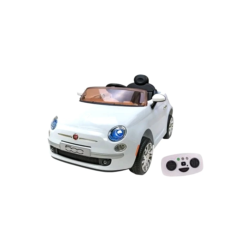 Globo Globo Ηλεκτροκίνητο Fiat 500 Λευκό 12V Με Τηλεχειριστήριο (38349-9)