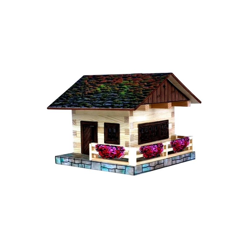 Walachia WALACHIA ξύλινο σπιτάκι 3D (W34)