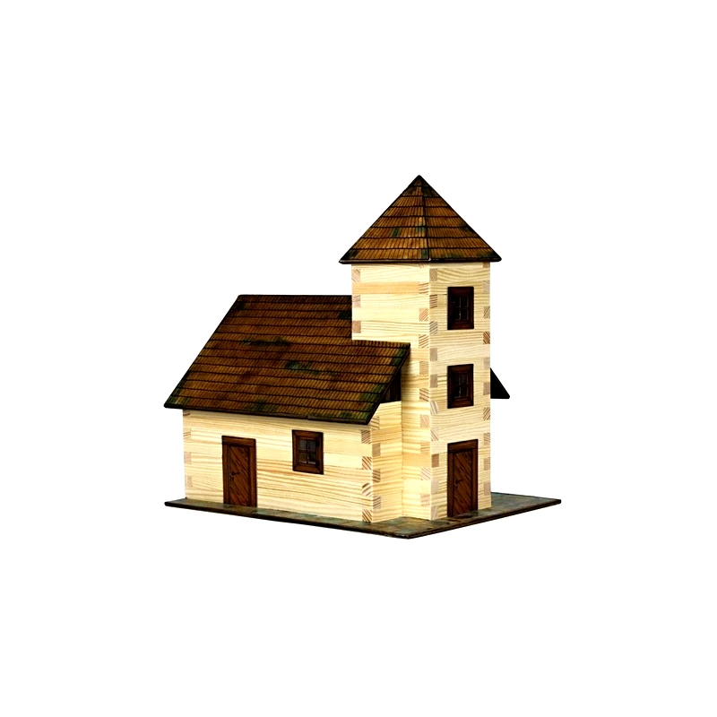 Walachia Ξύλινο Σπίτι Με Πύργο Church 213Τμχ (W12)