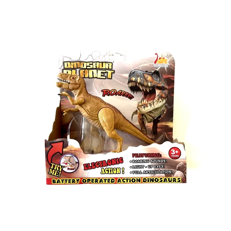 Zita toys Δεινοσαυρος Με Ηχους Και Φως 2 Σχέδια - 1 τμχ (005.6171,6174-R)