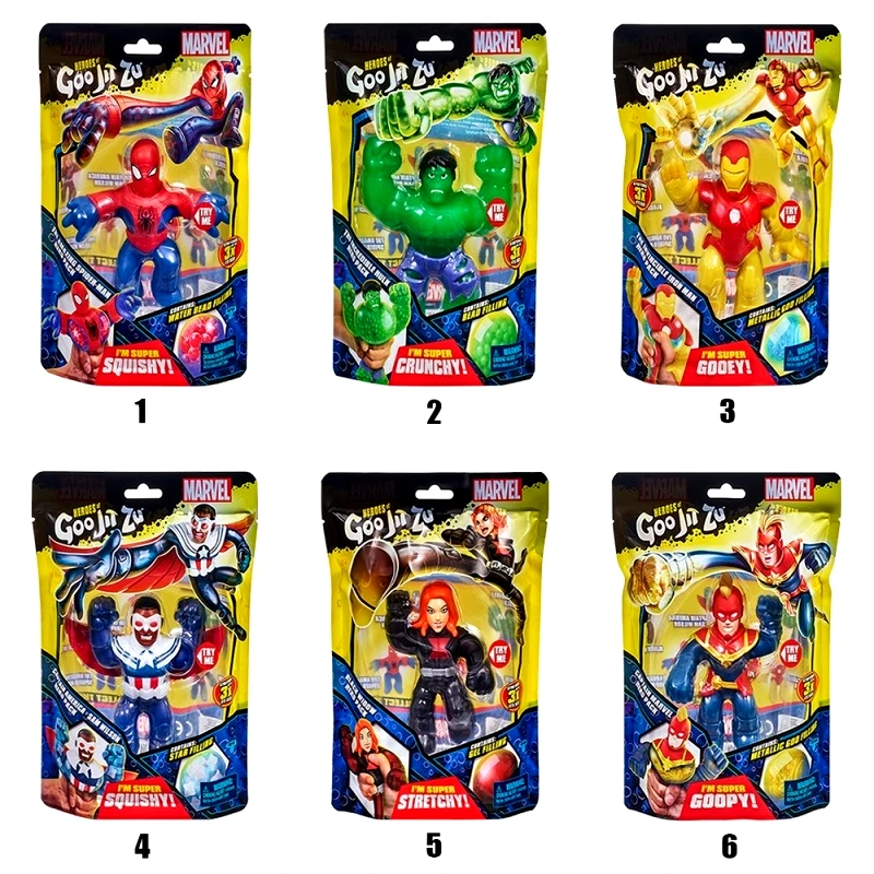 Giochi Preziosi Goo Jit Zu Marvel Single Pack Series 5 - 6 Σχέδια (GJT39000)