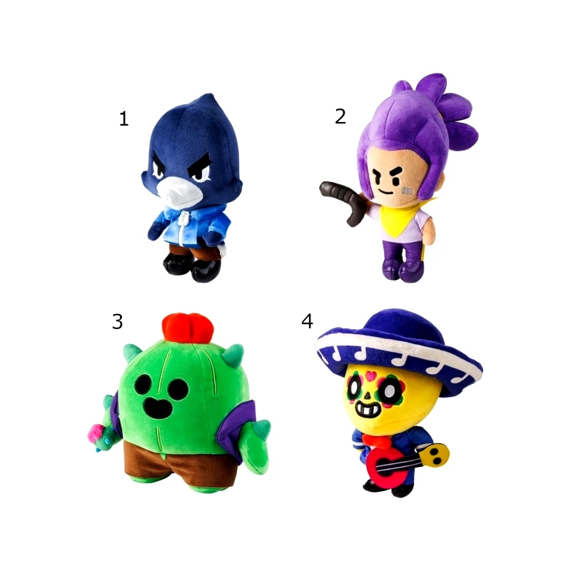 PMI Ltd P.M.I. Brawl Stars Plush Buddy 20Cm (S1) - 4 Σχέδια (BRW7014)