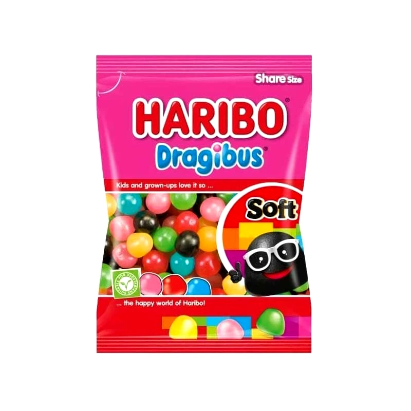 Haribo Ζαχαρώδη Haribo Dragibus Soft 180gr (A.ZE.DB.180)