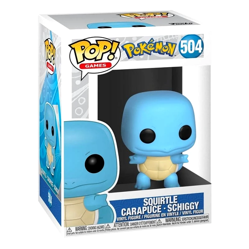 Funko Funko Pop! Games: Pokemon - Squirtle Vinyl Figure 9Cm 504 (FK50402)