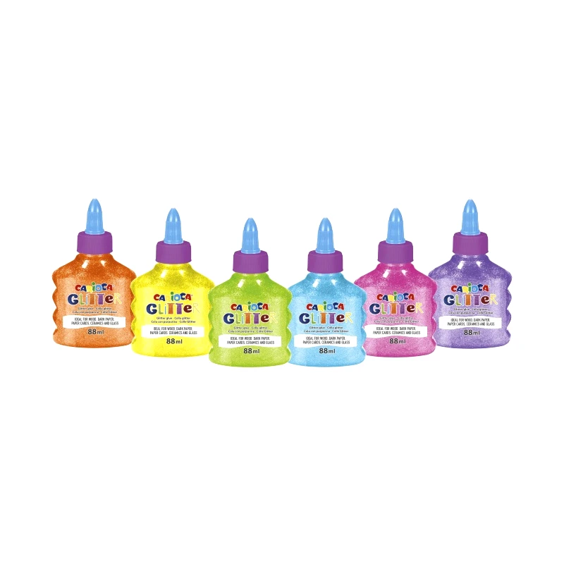 A & G Κόλλα Glitter 88,0Ml Neon - 6 Χρώματα (38391)
