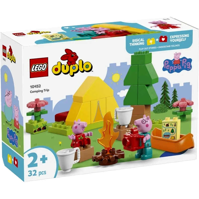 Lego Lego Duplo Πέππα Το Γουρουνάκι Ταξίδι Για Κάμπινγκ (10452)