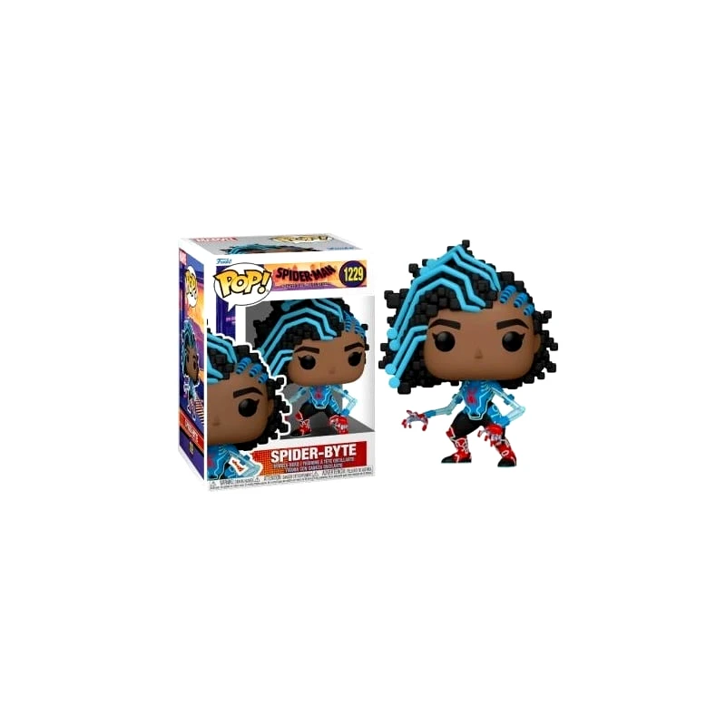 Funko Funko Pop! Marvel Spider-Man Across The Spider-Verse Spider-Byte Bobble-Head 1229 (65728)