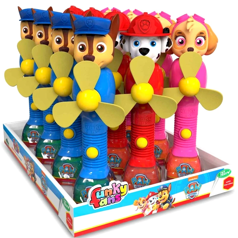 Relkon Relkon Paw Patrol Funky Fans With 5gr Candies Διάφορα Σχέδια - 1 τμχ (64212)