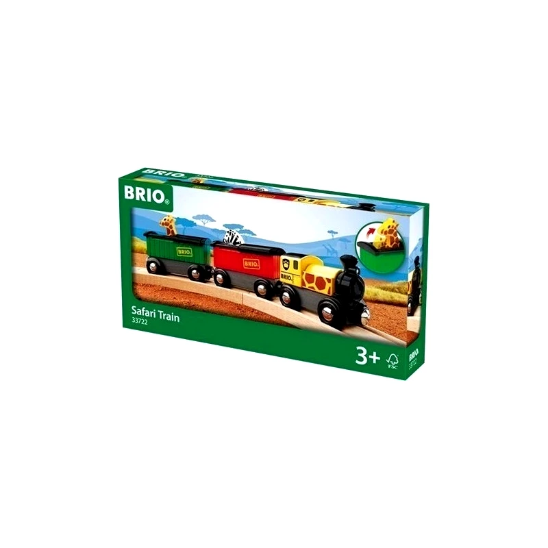 Brio World Brio Ξύλινο Τρένο Σαφάρι (33722)