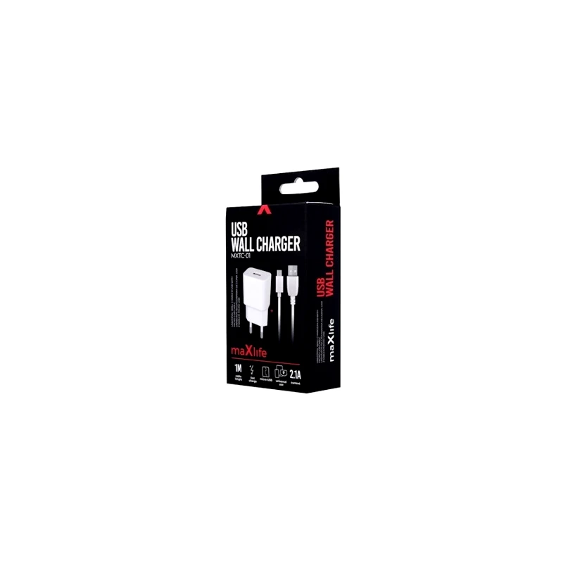 Maxlife ΜaxLife 2.1A Φορτιστης Type C Usb Cable Mxtc-03 (MAXLIFE1011)