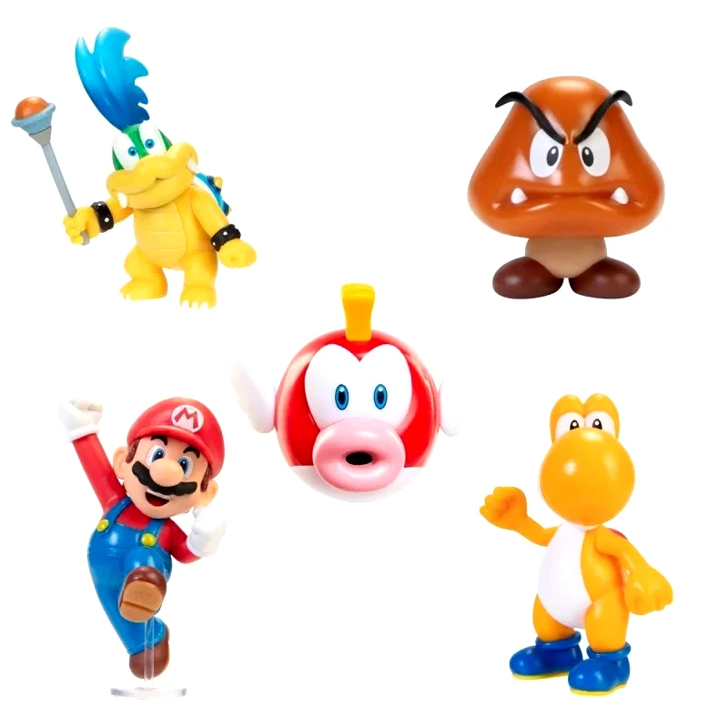 Jakks Pacific Φιγούρες 6,5cm Super Mario Wave 25 - 5 σχέδια (JPA40452)
