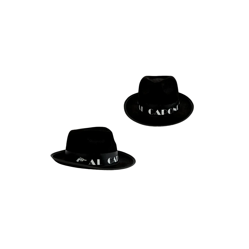 Χριστακόπουλος Αποκριάτικο Καπελο Al Capone Μαυρο (3527)