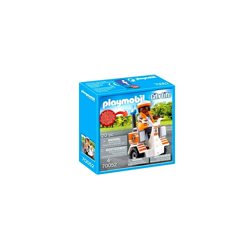 Playmobil Playmobil City Life Διασώστρια Με Self-Balance (70052)