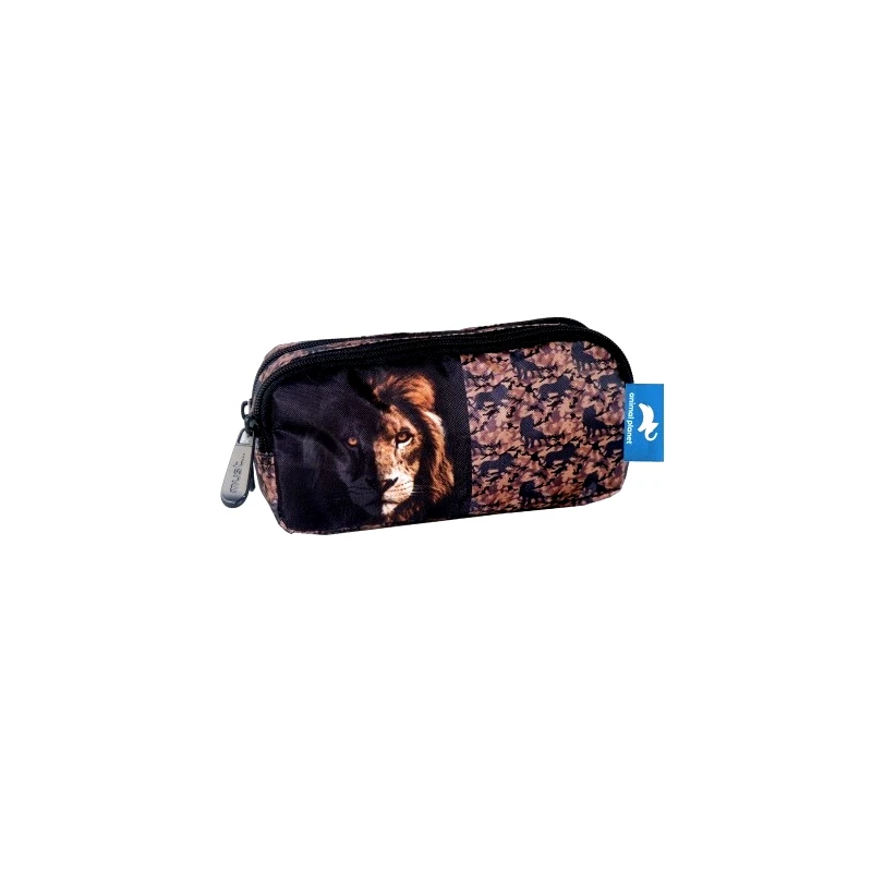 Animal Planet Κασετίνα 2 Φερμουάρ Animal Planet 20x6x9 Λιοντάρι (000570685)