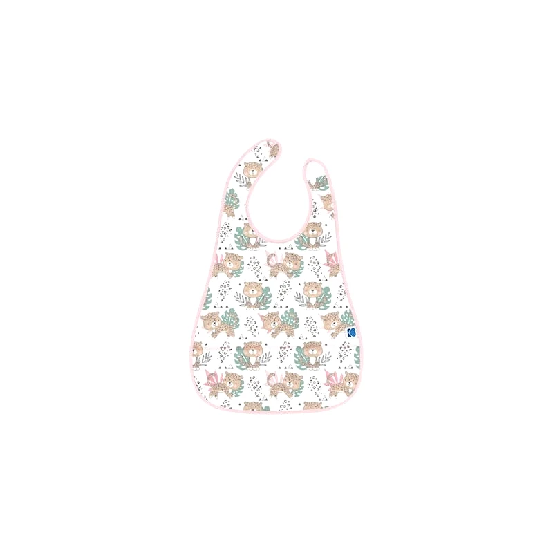 Kikka Boo Σαλιερα Eva Bib With Crumb Catcher Savanna Pink (31303030038)