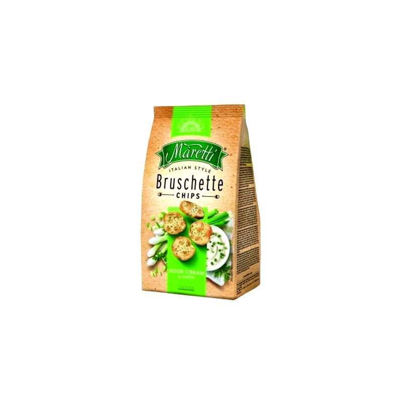 Monetti Monetti Bruschette Παξιμαδάκια Με Sour Cream & Onion 70Gr (9-ΤΡΦ-05-20)