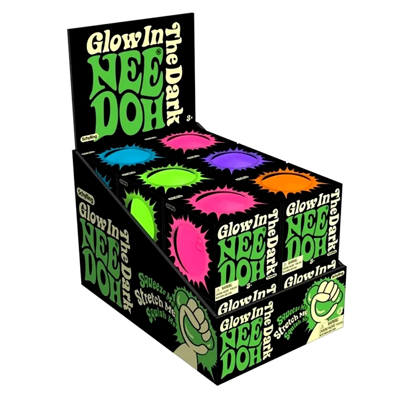 Gama Brands Μπάλα Nee Doh Glow In The Dark Διάφορα Χρώματα - 1 τμχ (15751795)