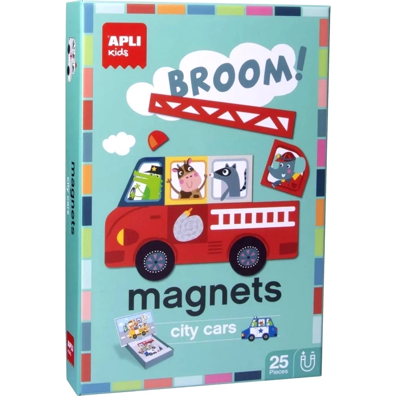 Apli Kids Apli Kids Μαγνητικό Παιχνίδι Οχήματα Της Πόλης (AP-16863)